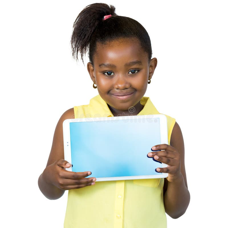 3,037 Little Girl Digital Tablet White Stock Photos Free & Royalty