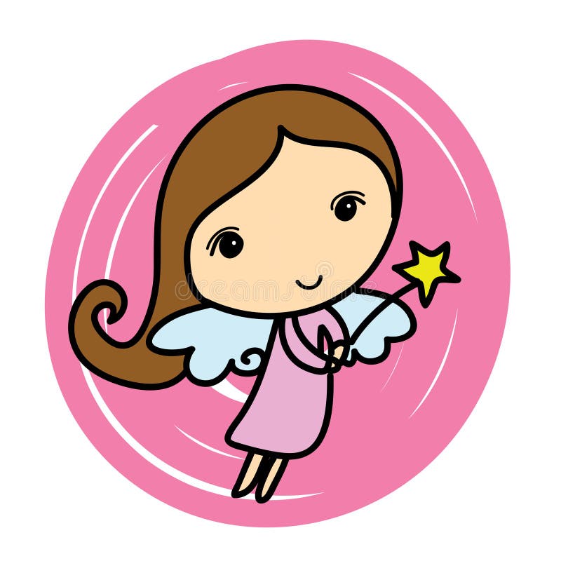 Cute angel. Cartoon i stock vector. Illustration of design - 43063148