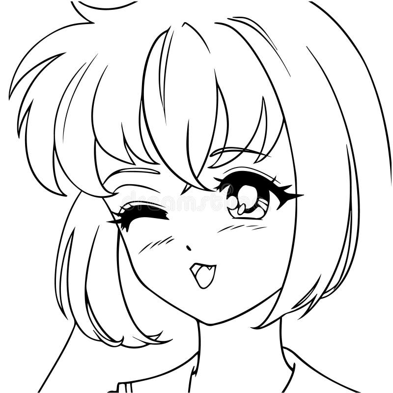 Custom Cute Anime Sketch from Your Face Art Commission | Sketchmob