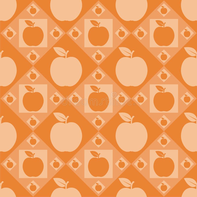 Cute apple pattern