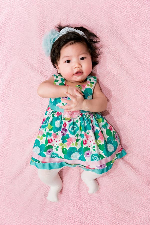 Cute Asian Chinese Baby Girl Stock Image - Image of lifestyle, girl ...