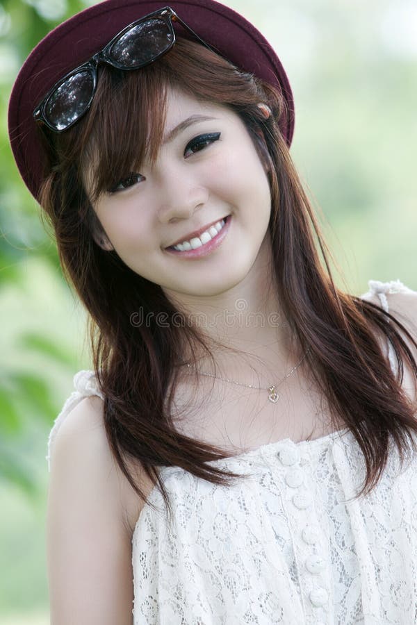 Cute asian girl portrait