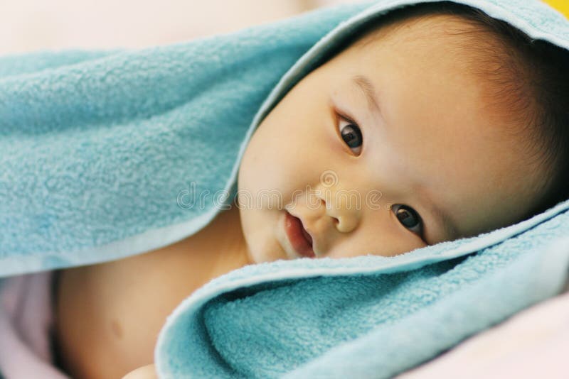Cute baby stock image
