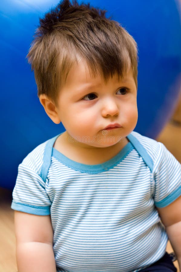 Cute baby boy royalty free stock photo