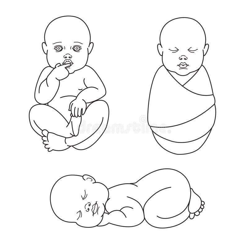 Pencil Sketch of baby