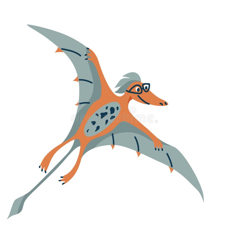 Pteranodon Isolated Flying Pterodactyl Sketch Stock Vector - Illustration  of vector, extinct: 168146560