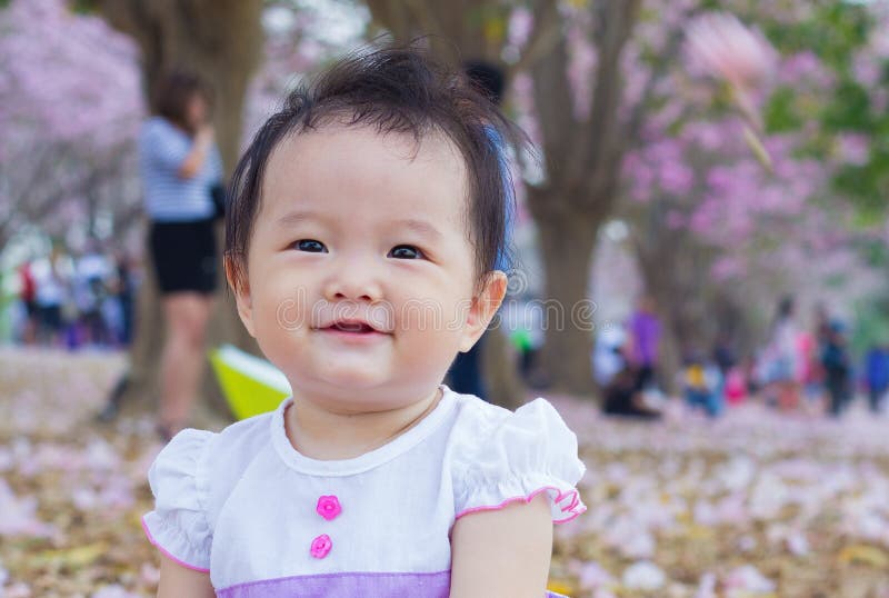 Cute baby happy stock image. Image of beauty, cheerful - 89790497