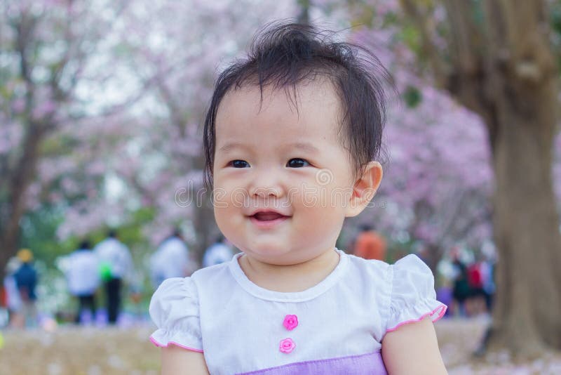 Cute baby happy stock image. Image of beauty, cheerful - 89790497