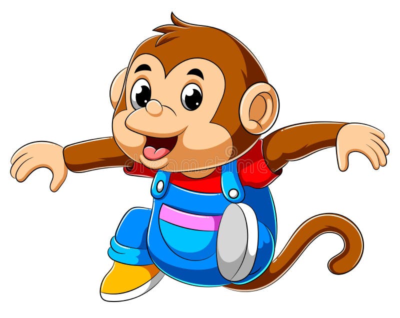 Monkey Jumping Stock Illustrations – 770 Monkey Jumping Stock