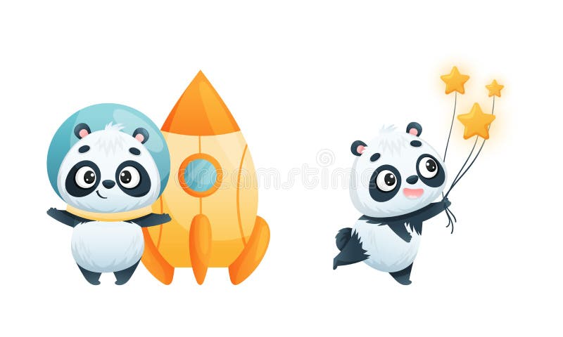 Panda Space Helmet Stock Illustrations – 102 Panda Space Helmet Stock  Illustrations, Vectors & Clipart - Dreamstime