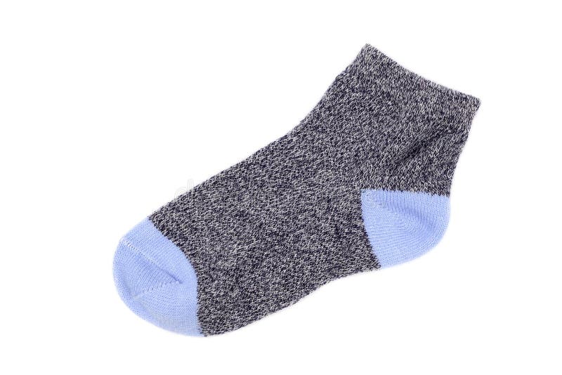 Cute Baby Sock Isolated on White Stock Photo Image of clean, garment