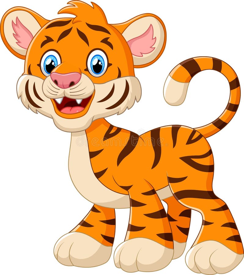 Cute baby tiger cartoon stock vector. Illustration of king - 63720795 Cute baby tiger cartoon stock vector. Illustration of king - 63720795