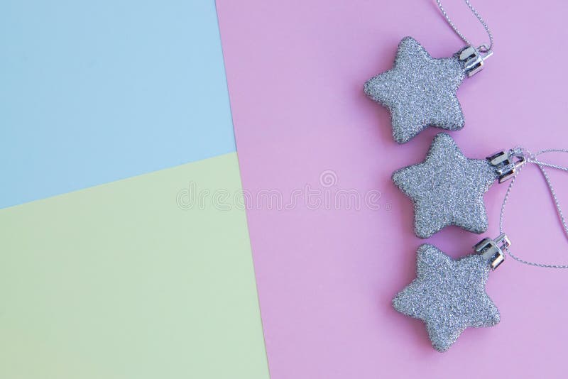 cute background of glitter star on pastel sheet stock photo image pink sheet stock
