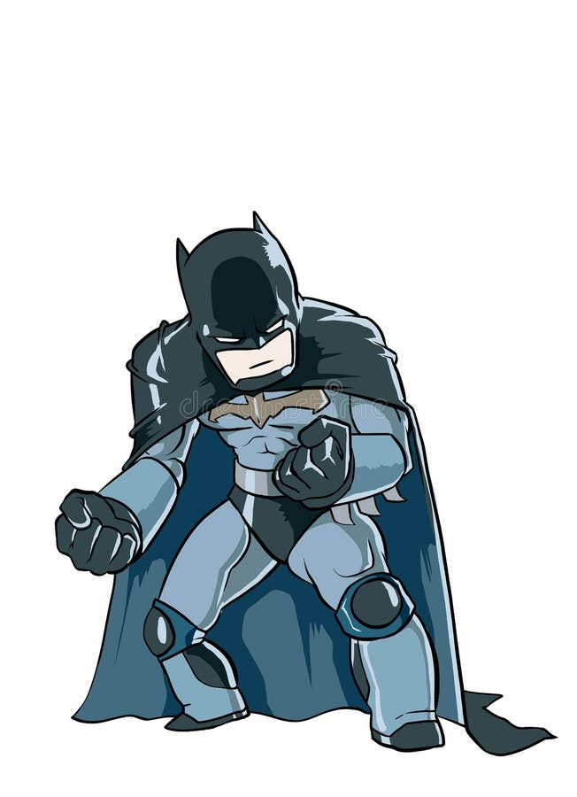 Cute Batman Action Pose in Dark Situation Editorial Stock Image -  Illustration of pose, situation: 220060229