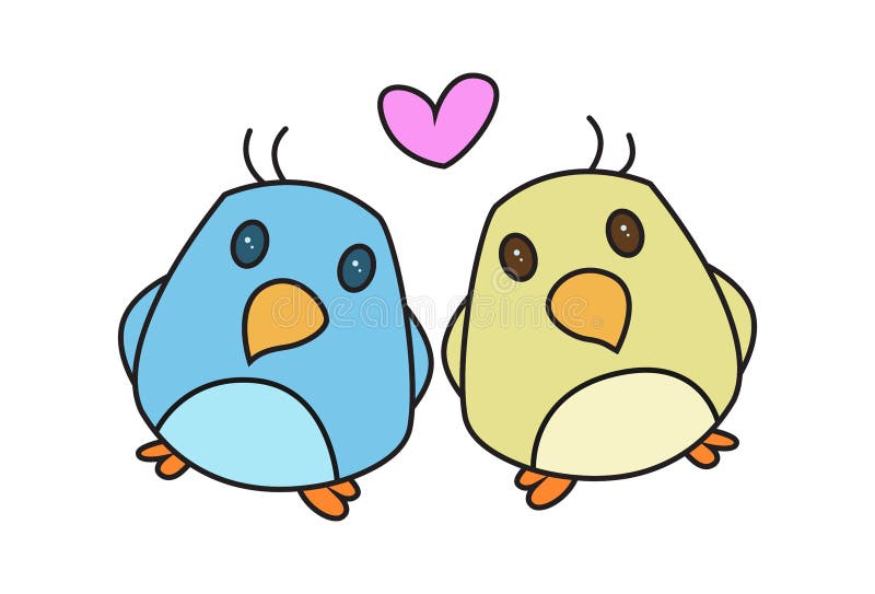 Cute Birdie stock illustration. Illustration of cutness - 92851581