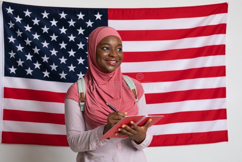 Ambesonne 4th of July Headscarf Flag of America Hijab Scarf
