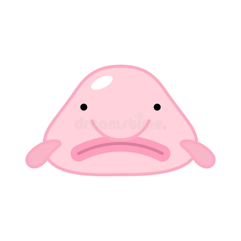 Blob fish stock vector. Illustration of deep, clipart - 89120385