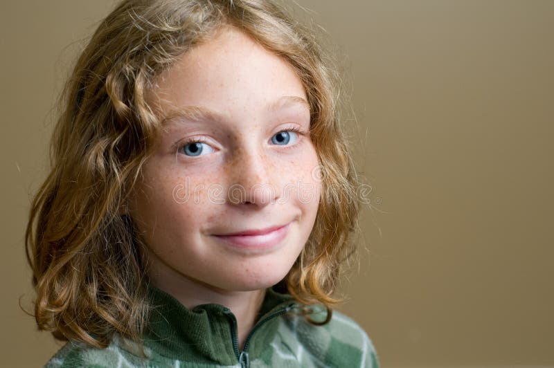 Cute blue eyed girl stock images