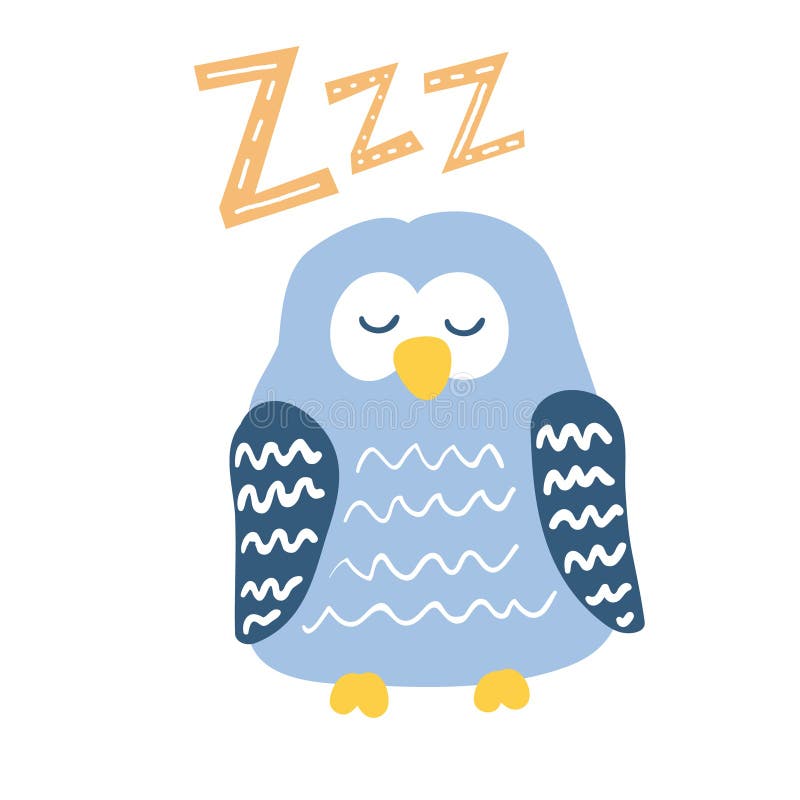 Sleeping Owl Cartoon Stock Illustrations – 973 Sleeping Owl Cartoon ...