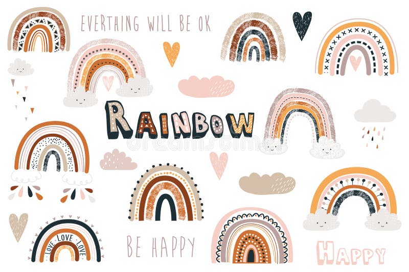 Download Boho Rainbow Stock Illustrations 8 257 Boho Rainbow Stock Illustrations Vectors Clipart Dreamstime