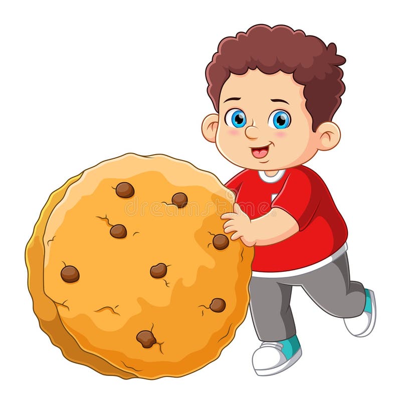 Boy Eating Cookie Stock Illustrations 148 Boy Eating Cookie Stock