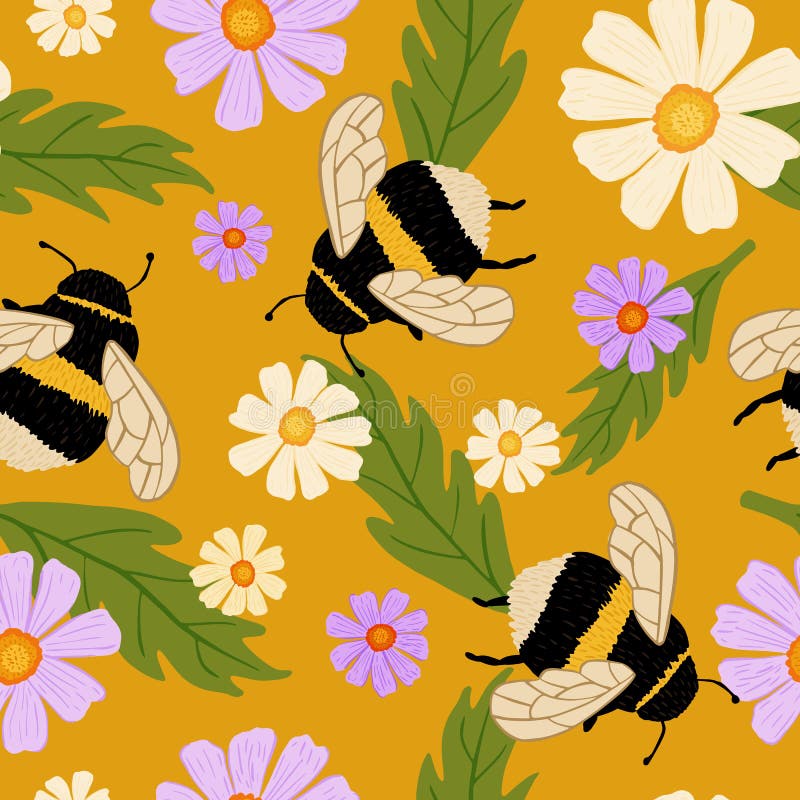 Kids Baby Bee Bees Fabric, Wallpaper and Home Decor | Spoonflower