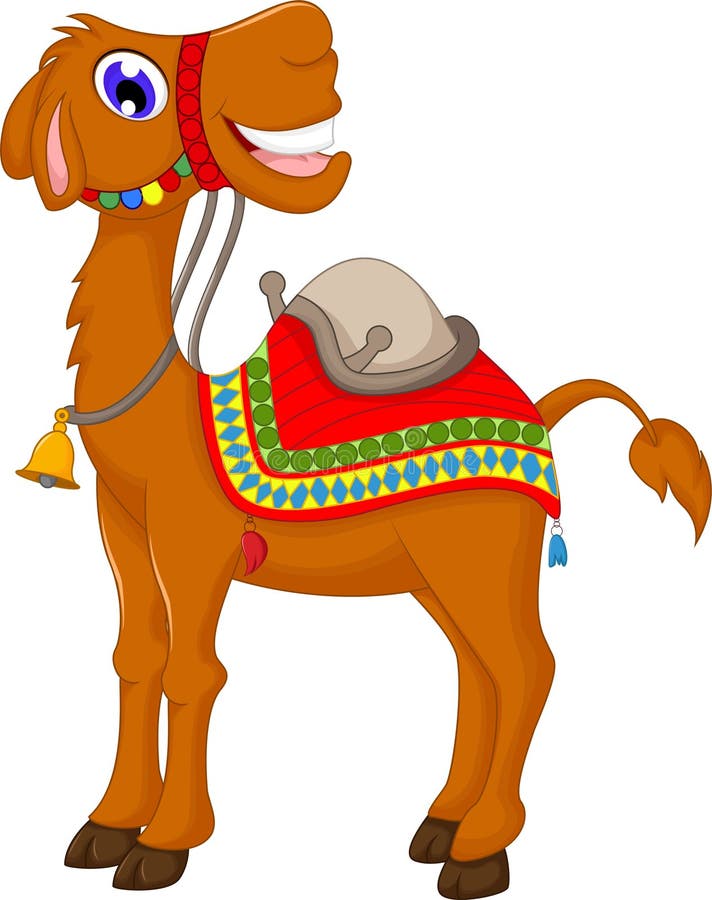 Premium Vector | Cute camel standing cartoon vector icon illustration.  animal nature icon concept isolated premium