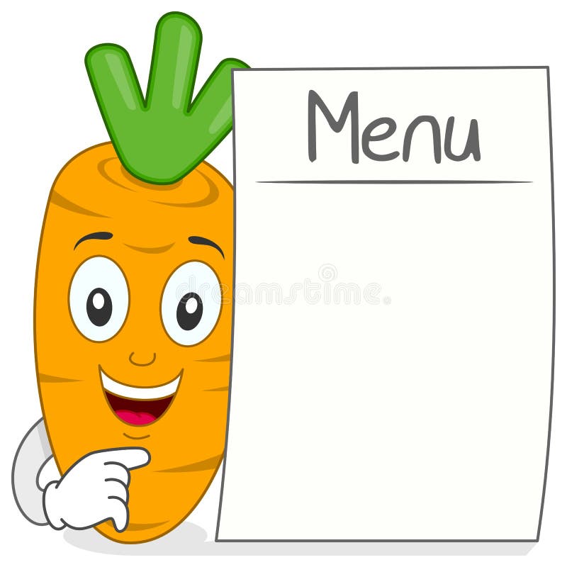 Nhân vật củ cà rốt dễ thương với Menu trống vector sẽ khiến bạn cảm thấy yêu thích ngay lập tức. Hãy cùng chiêm ngưỡng và khám phá chú củ cà rốt đáng yêu này. 