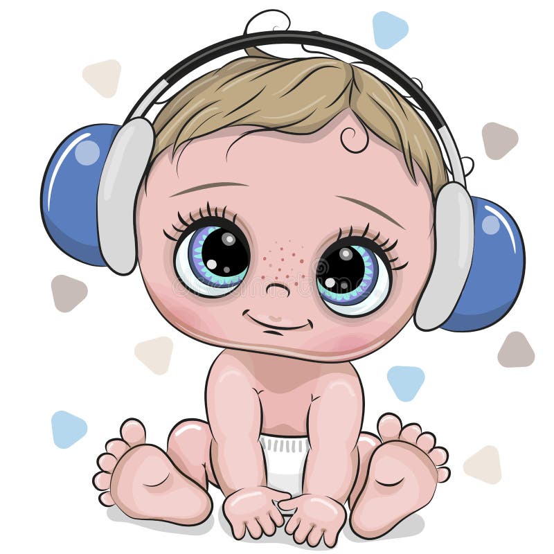 Baby Headphones Stock Illustrations 841 Baby Headphones Stock