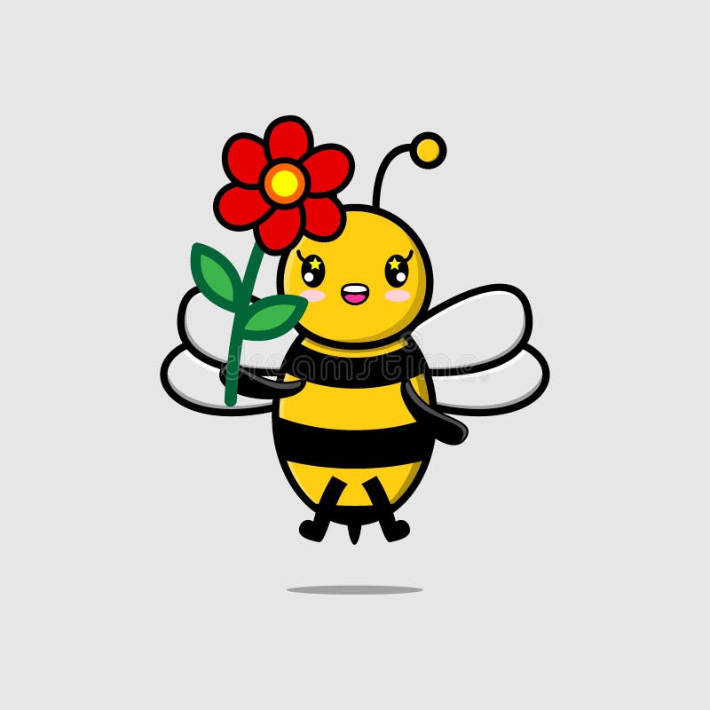 Bumble Bee Holding Flower Stock Illustrations – 47 Bumble Bee Holding Flower  Stock Illustrations, Vectors & Clipart - Dreamstime