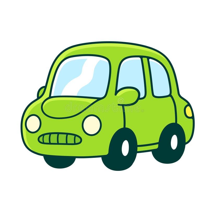 Cute cartoon car stock vector. Illustration of transportation - 144220807