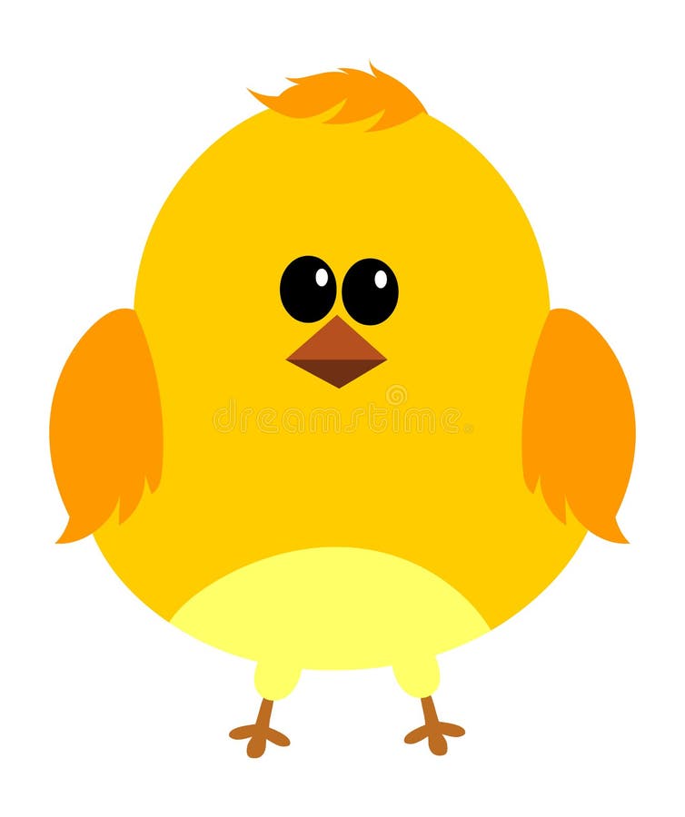 Cute Cartoon Chicken Vector Illustration Stock Illustration ...