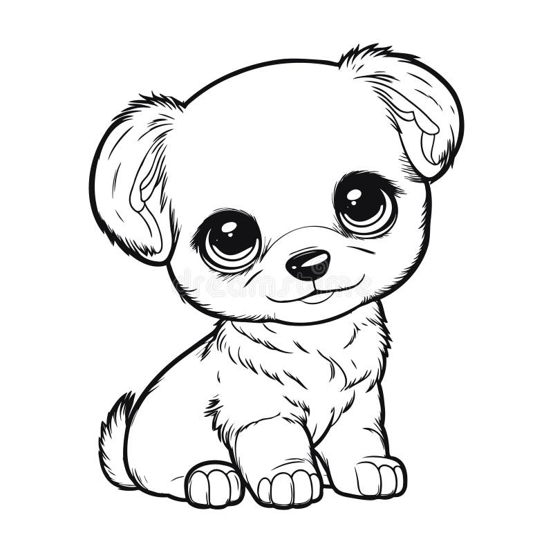 How To Draw A Puppy For Kids, Step by Step, Drawing Guide, by Dawn -  DragoArt