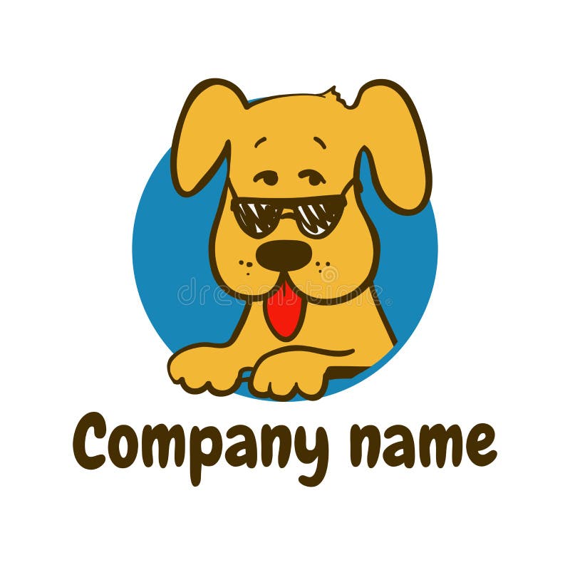 Cute Cartoon Dog Sunglasses. Canine Travel and Adventure Theme Symbol.  Vector Stock Vector - Illustration of design, summer: 212072103