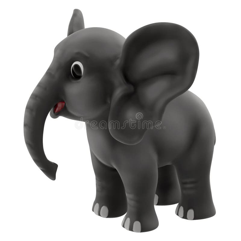 Cute Cartoon Elephant Isolated on White 3D Illustration Stock Illustration - Illustration of character, presenting: 71823757 Cute Cartoon Elephant Isolated on White 3D Illustration Stock Illustration - Illustration of character, presenting: 71823757