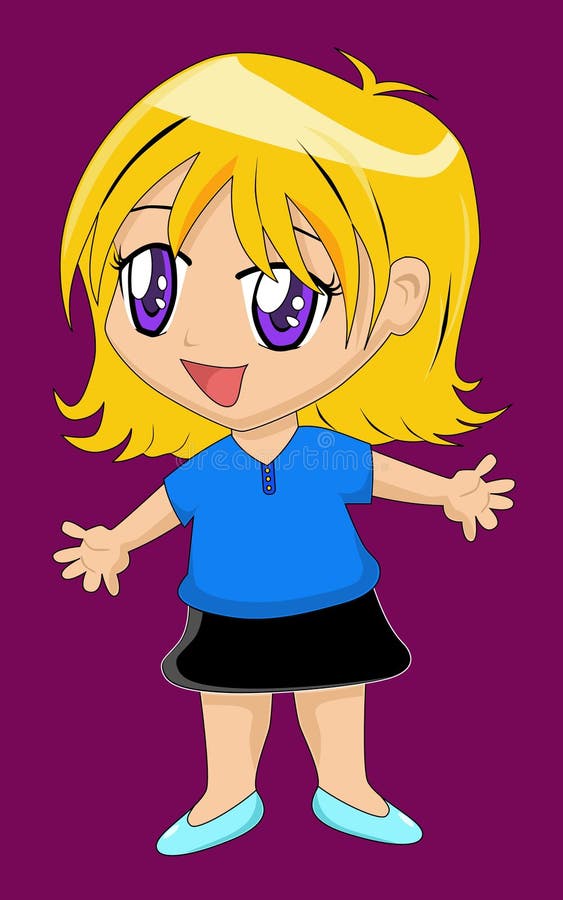 Cute Cartoon Girl