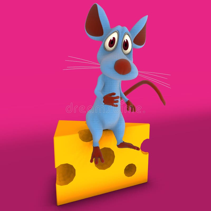 Cute Cartoon Mouse or Rat