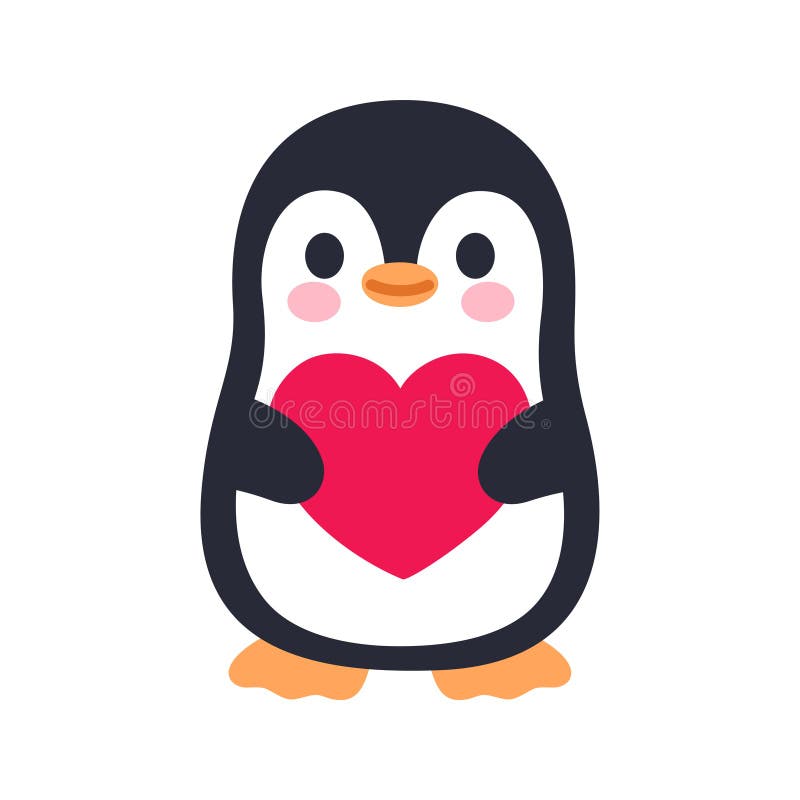 Cute cartoon penguin stock vector. Illustration of adorable - 179761364