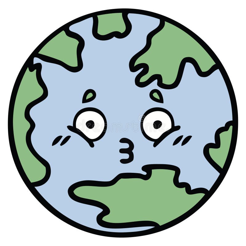 Cartoon Planet Earth World Environment Environmental Climate