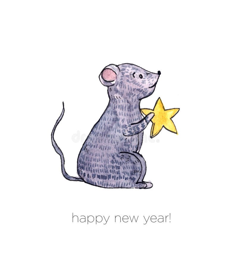 Cute cartoon pretty little gray mouse royalty free illustration Cute cartoon pretty little gray mouse royalty free illustration