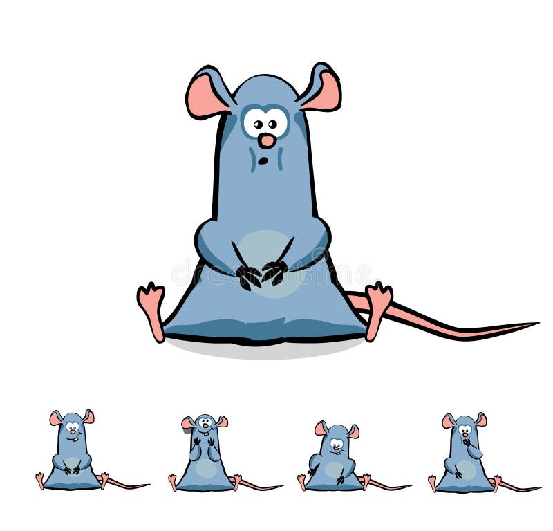 Rat lab character cartoon. stock vector. Illustration of mammal - 143931840