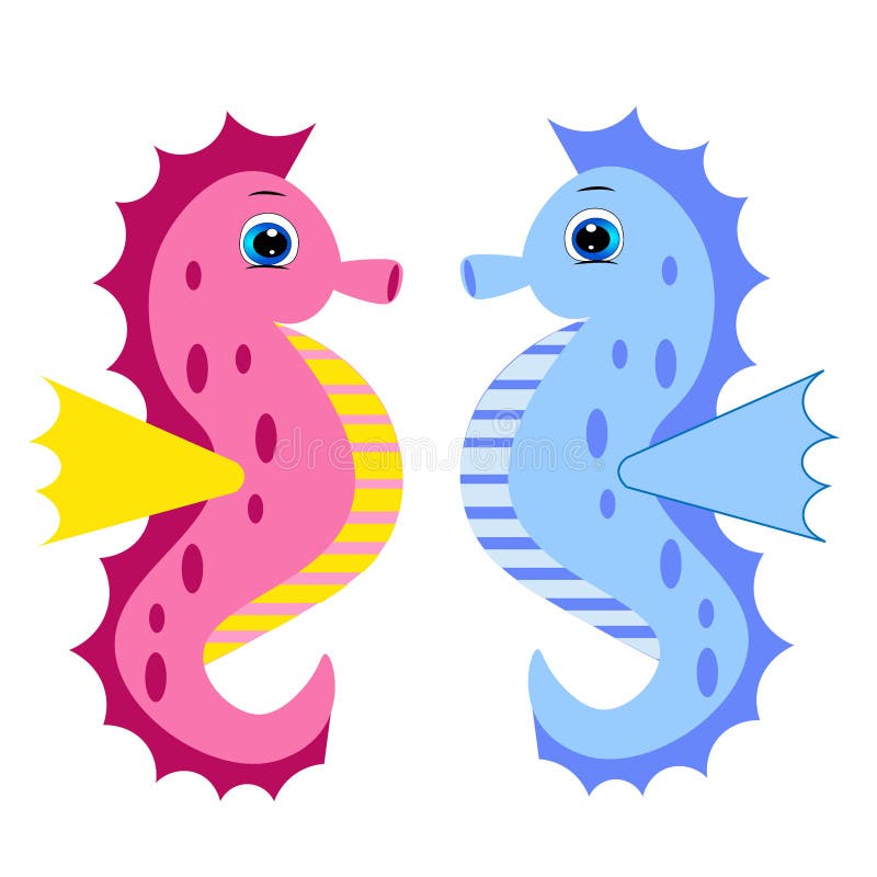 Cute Cartoon Seahorse. Character Vector Illustration Stock Vector - Illustration of octopus, marine: 182341921 Cute Cartoon Seahorse. Character Vector Illustration Stock Vector - Illustration of octopus, marine: 182341921