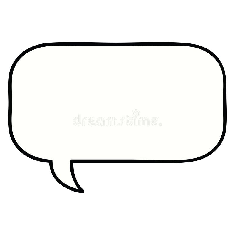 cute cartoon of a speech bubble