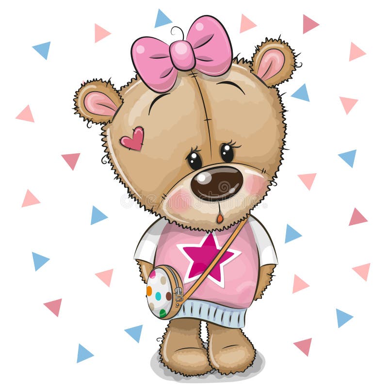 https://thumbs.dreamstime.com/b/cute-cartoon-teddy-bear-girl-bow-white-background-cute-teddy-bear-bow-white-background-134213064.jpg