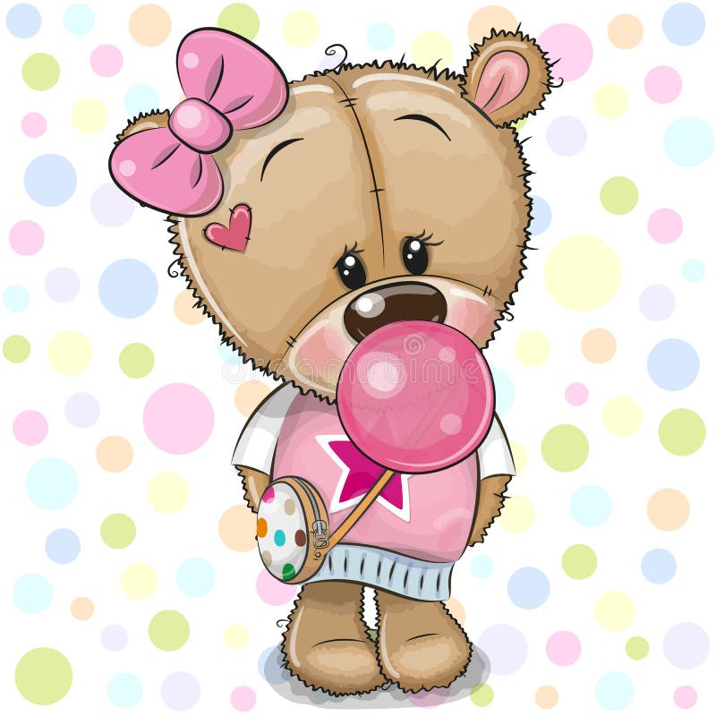 Cute cartoon teddy bear in green sweater hanging on to air balloon string  and flying. Celebration concept. illustration can be used for topics like  holiday, birthday, anniversary Stock Illustration