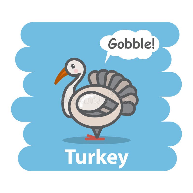 Cute cartoon turkey royalty free illustration Cute cartoon turkey royalty free illustration
