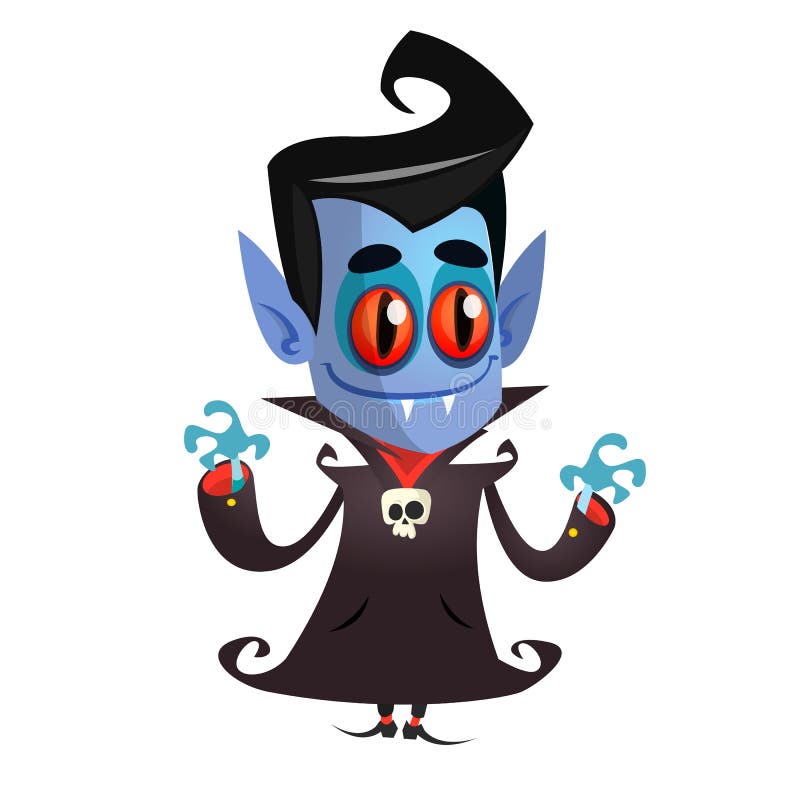 Cartoon vampire character Royalty Free Vector Image