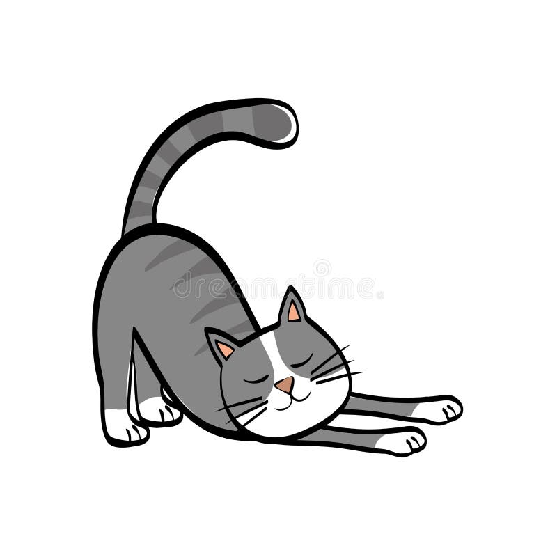Cute Cat Cartoon Stock Illustration Illustration Of Cute 4371