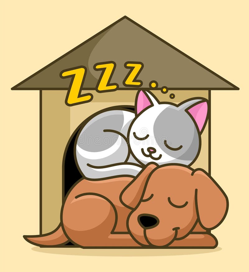 Sleeping Dog Clipart Stock Illustrations 383 Sleeping Dog Clipart