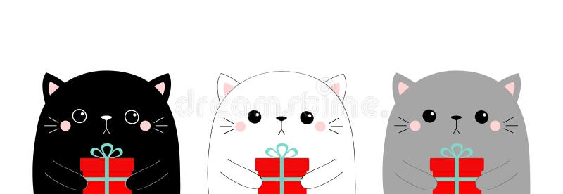 cute cat clipart face excited